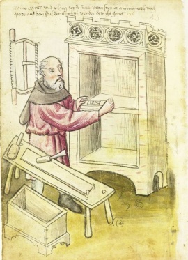 Truhlář, vyobrazení z knihy Mendel Johen